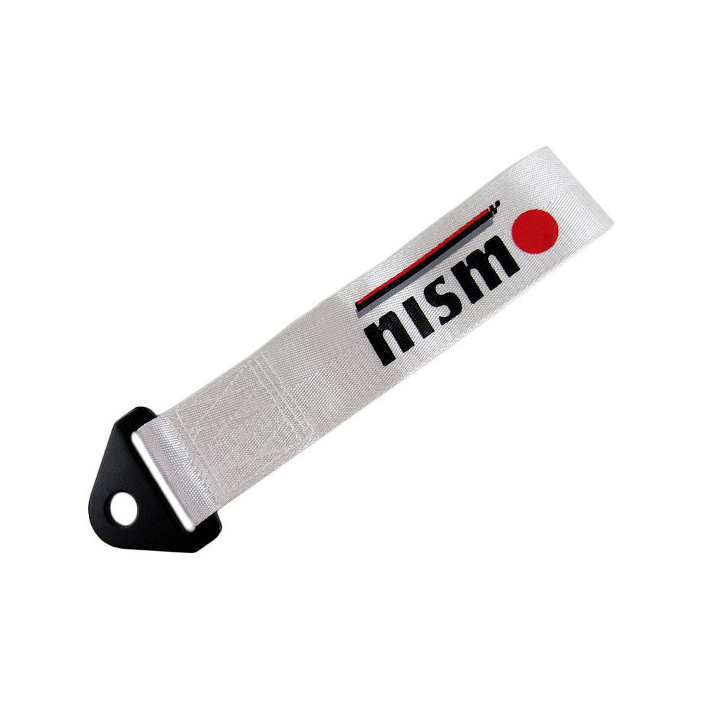 Nismo tow strap in white.