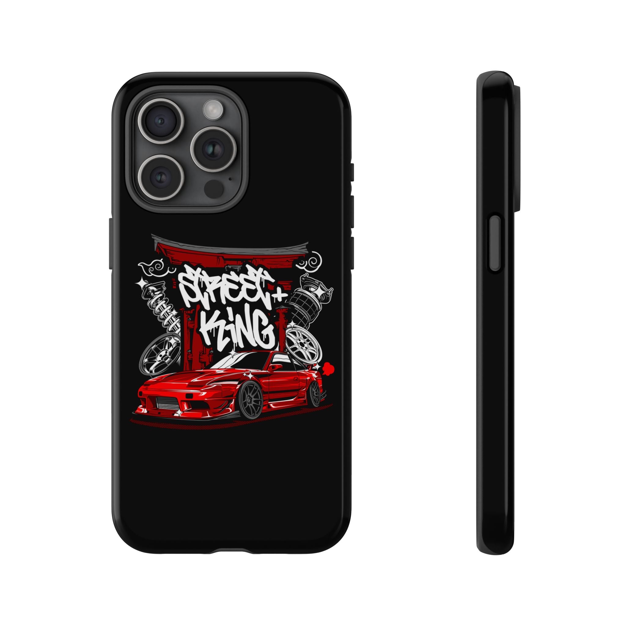 Nissan 180SX S13 Street King Phone Case for iPhone 15 Pro Max