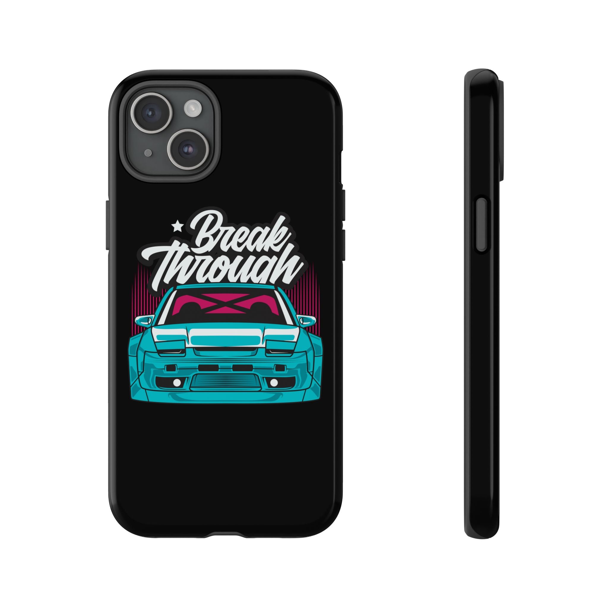Nissan 240SX S13 Break Through Phone Case for iPhone 15