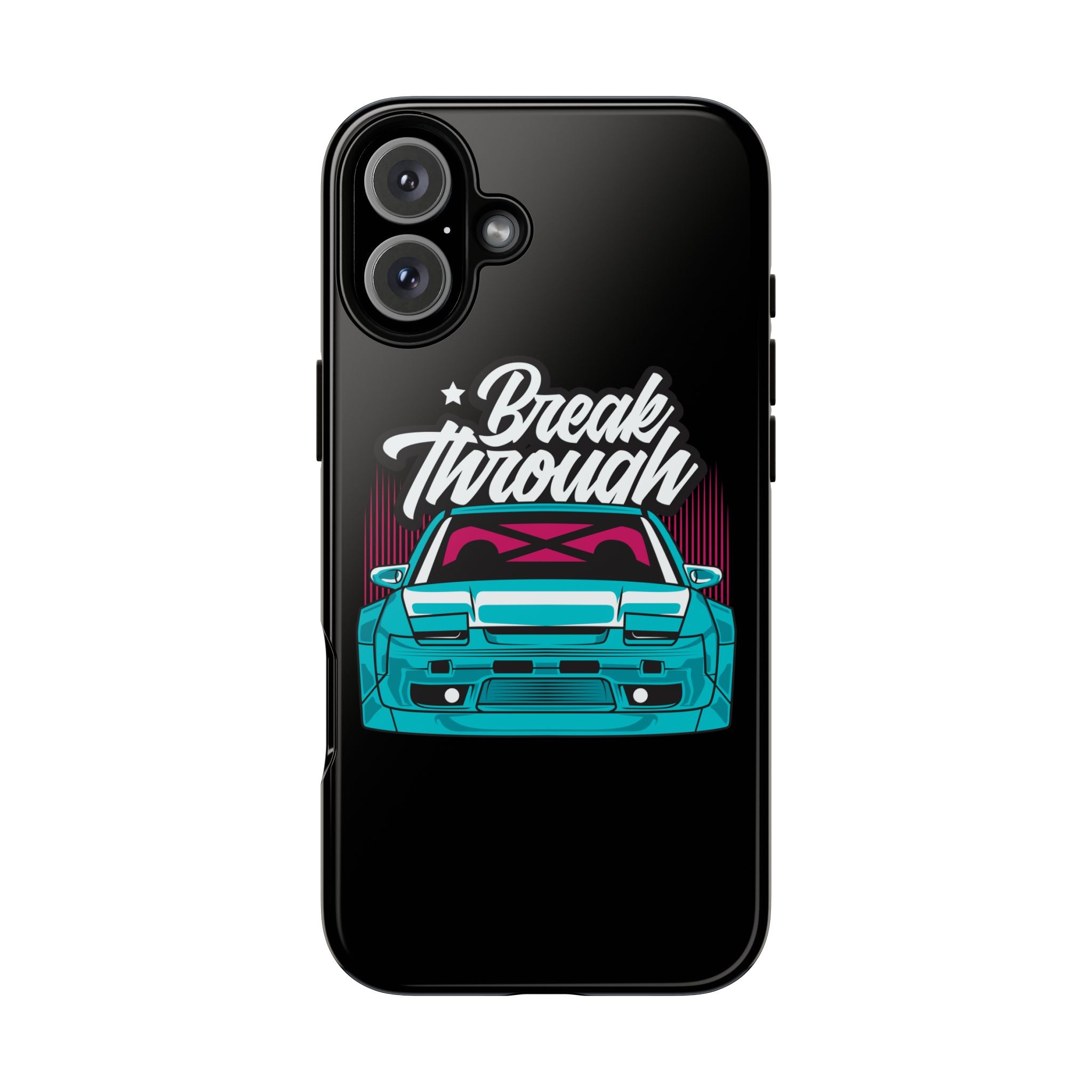 Nissan 240SX S13 Break Through Phone Case for iPhone 16