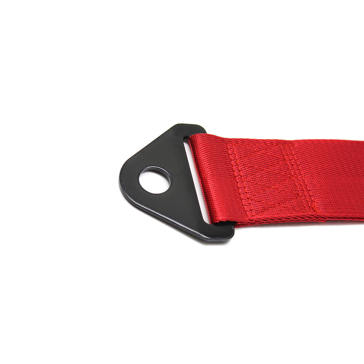 Ralliart JDM tow strap in red.