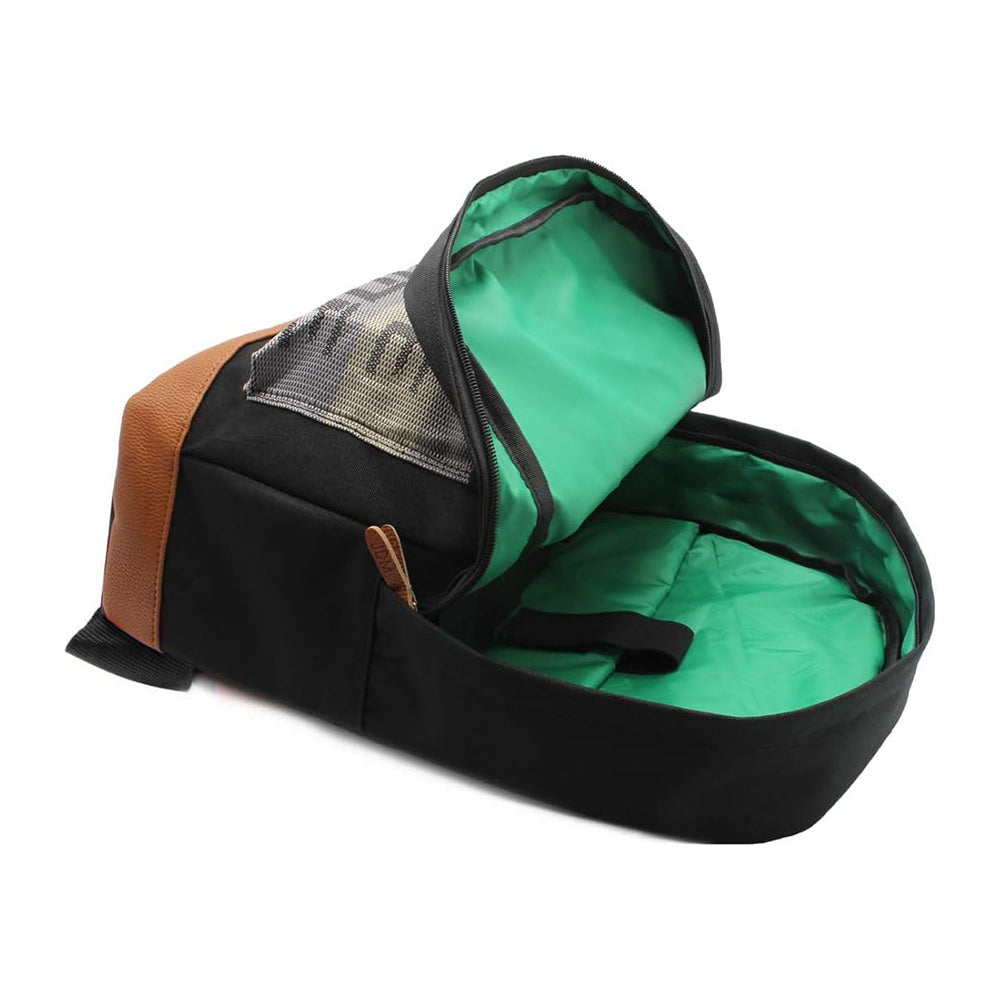 Recaro Bride Backpack with black racing harness shoulder straps.