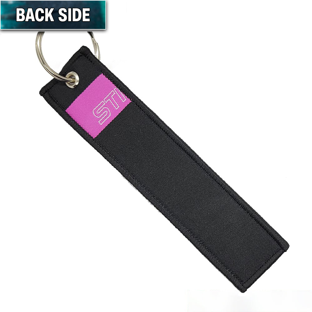 STI Performance Jet Tag with keychain.