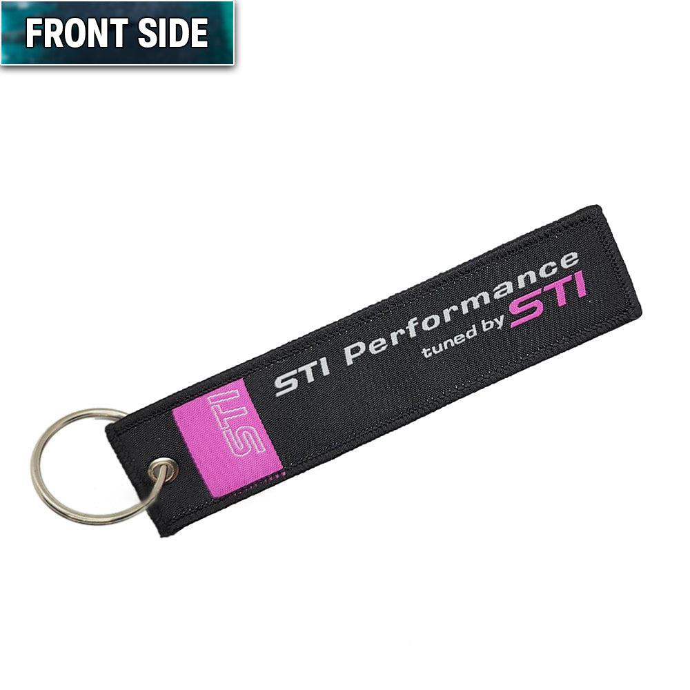 STI Performance Jet Tag with keychain.