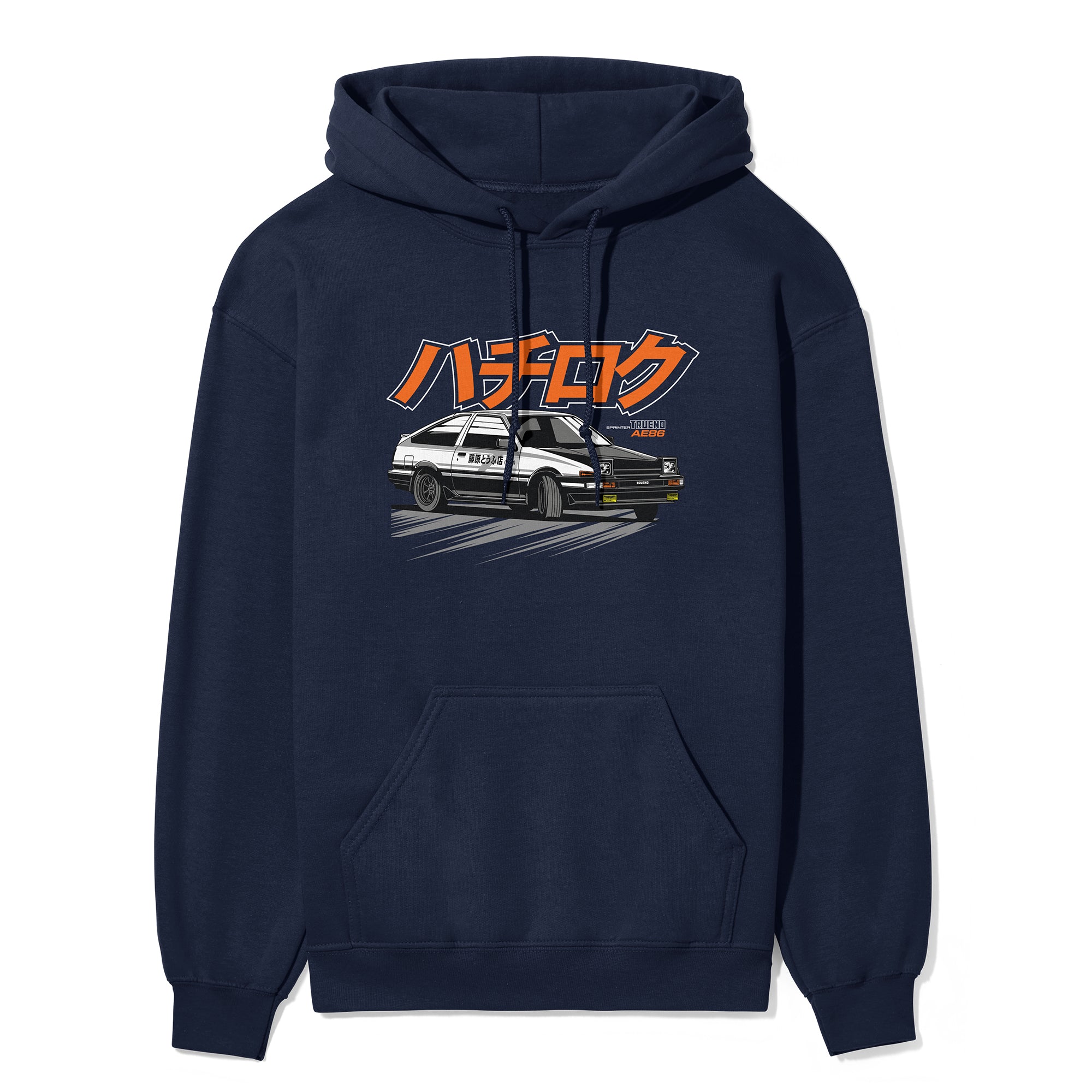 Toyota AE86 Trueno - Car Hoodie - Navy.