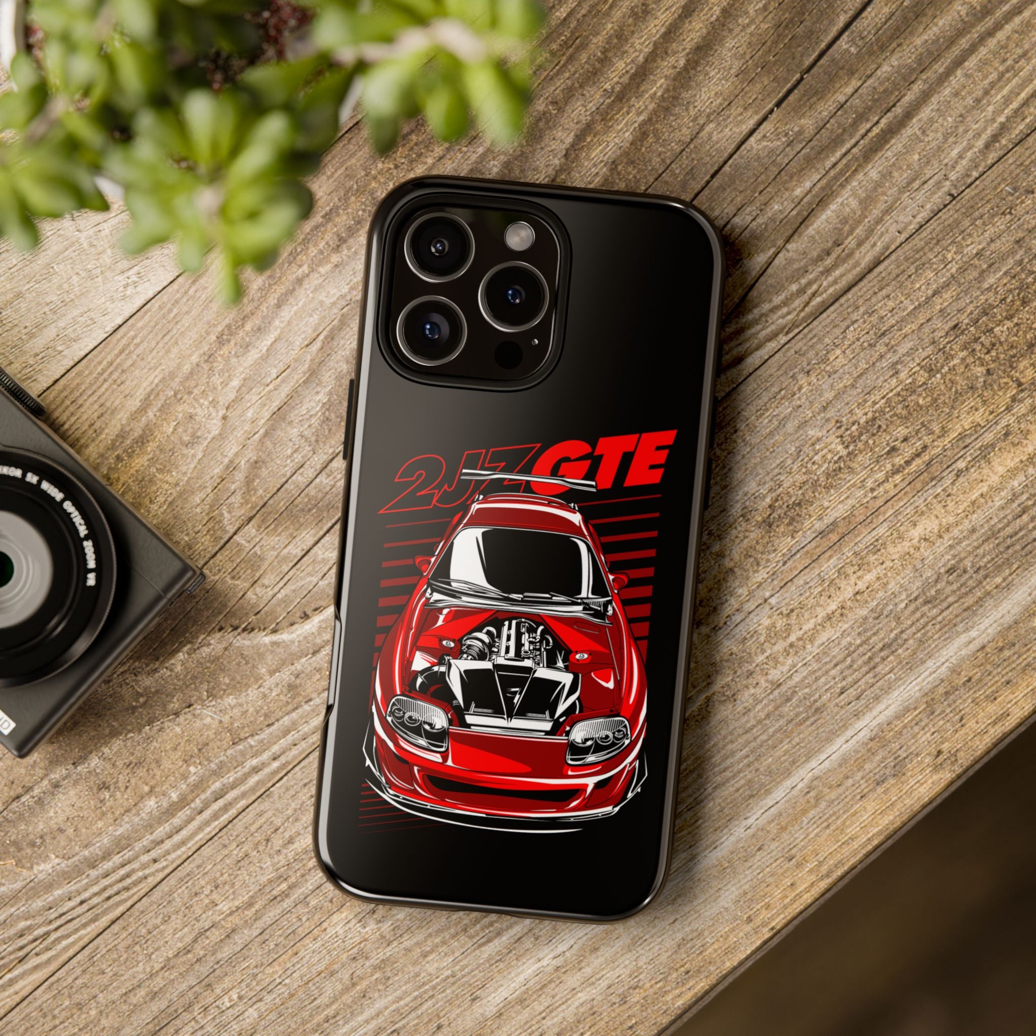 Toyota Supra MKIV 2JZ GTE phone case for iPhone models.