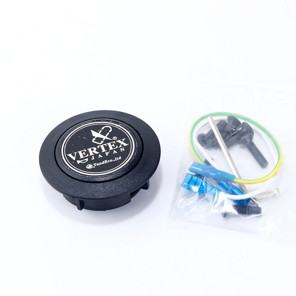 Vertex King Leather Steering Wheel Black 13 Inch.