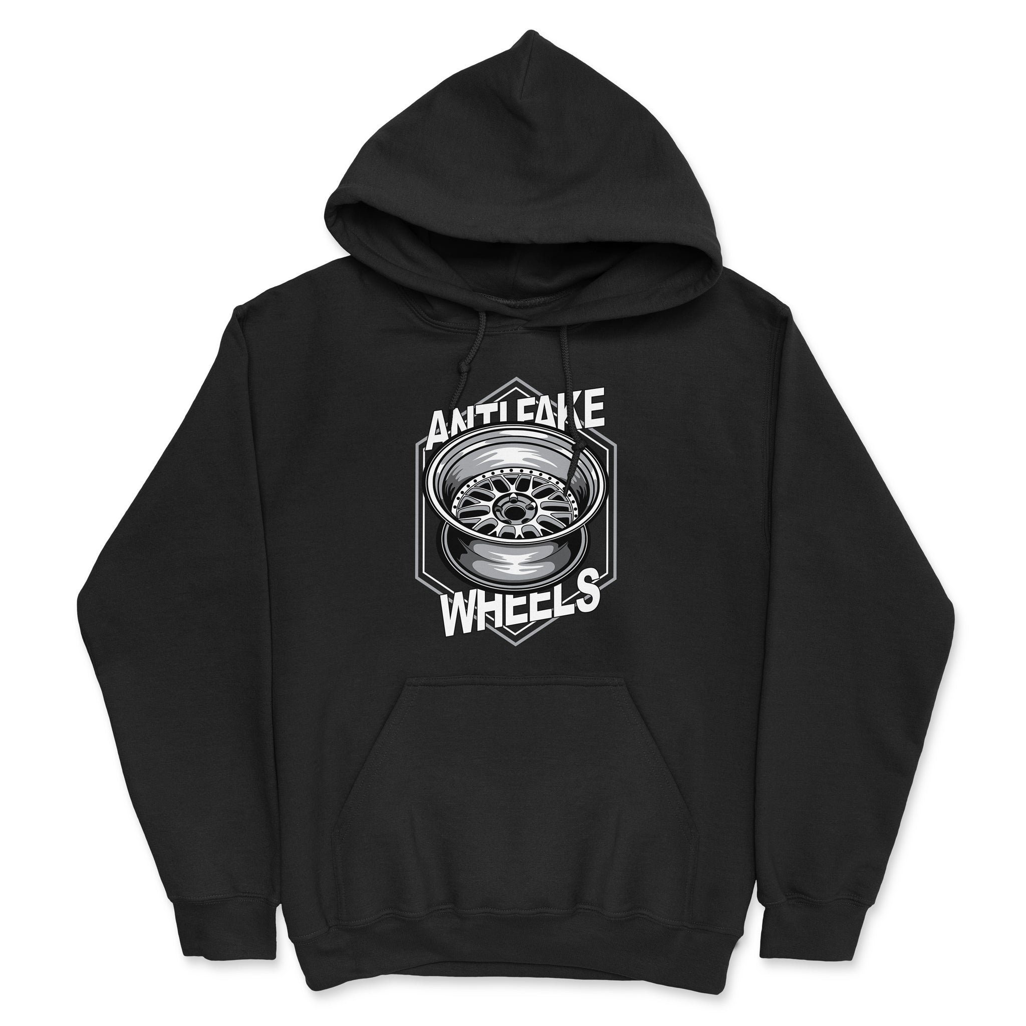 Anti Fake Wheels - VSXX - Car Hoodie - Black