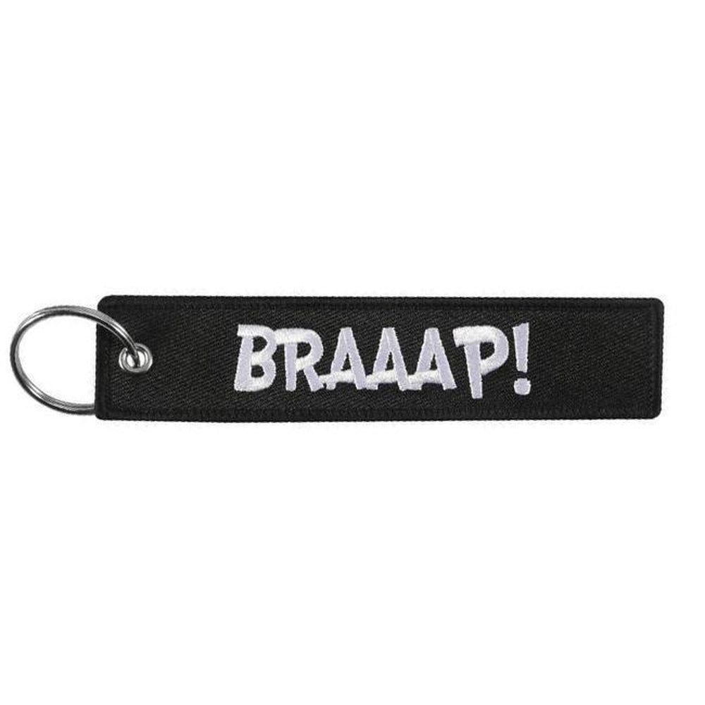 BRAAAP! - Car Key Tag - Embroidered on both sides - Car and JDM Accessories