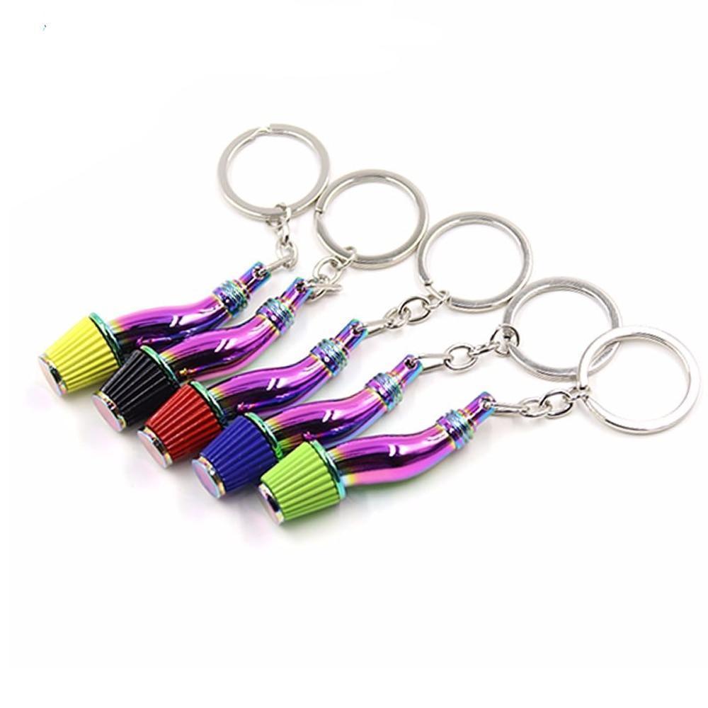 Cold Air Intake Neochrome Keychain in yellow, black, red, blue, green