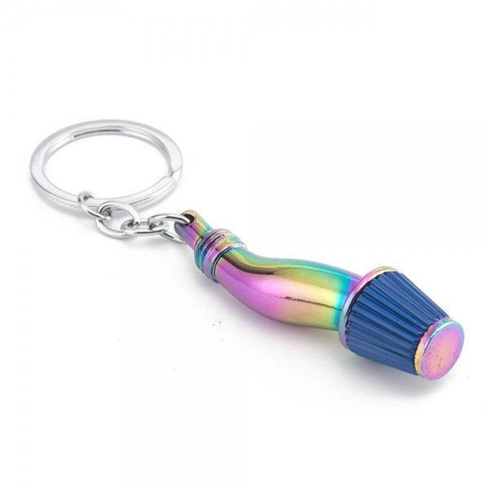 Cold Air Intake Neochrome Keychain in Blue