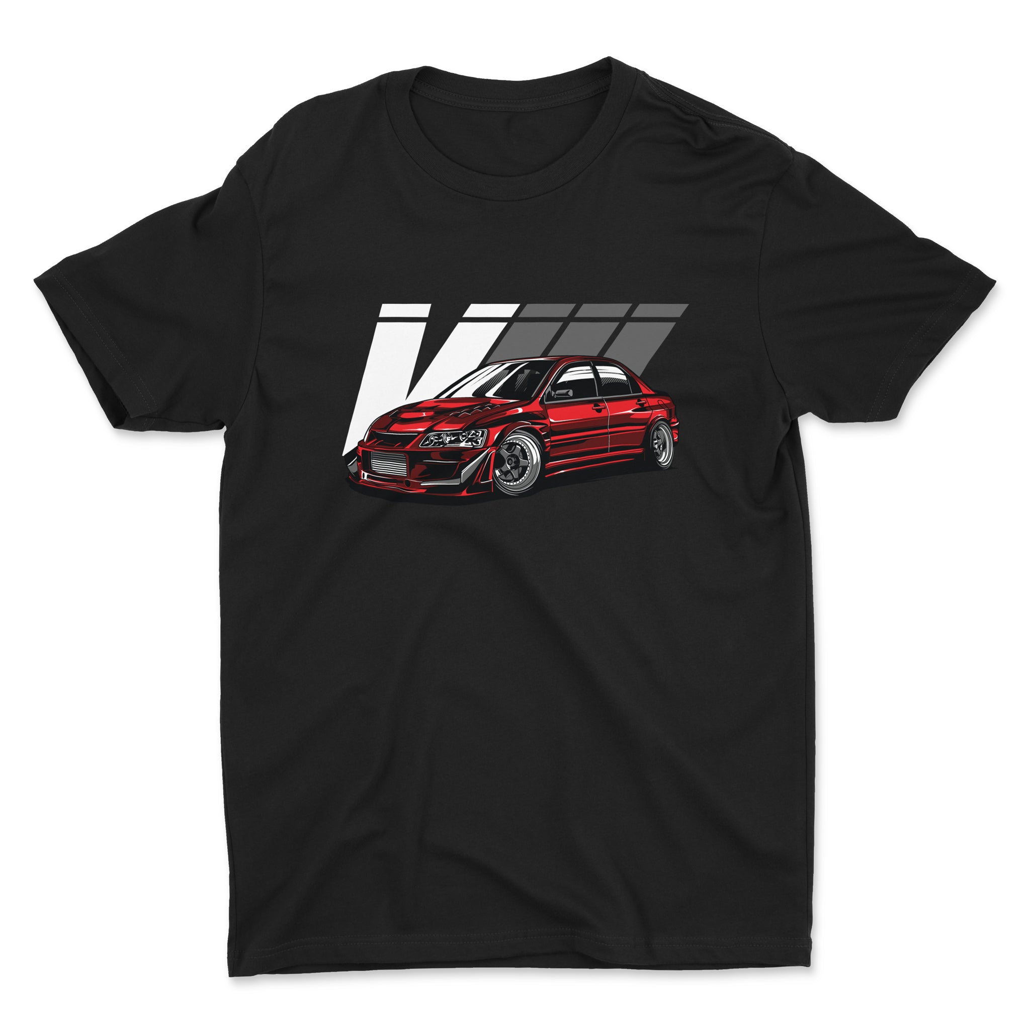 Mitsubishi Lancer Evolution VIII - Car T-Shirt - Black.
