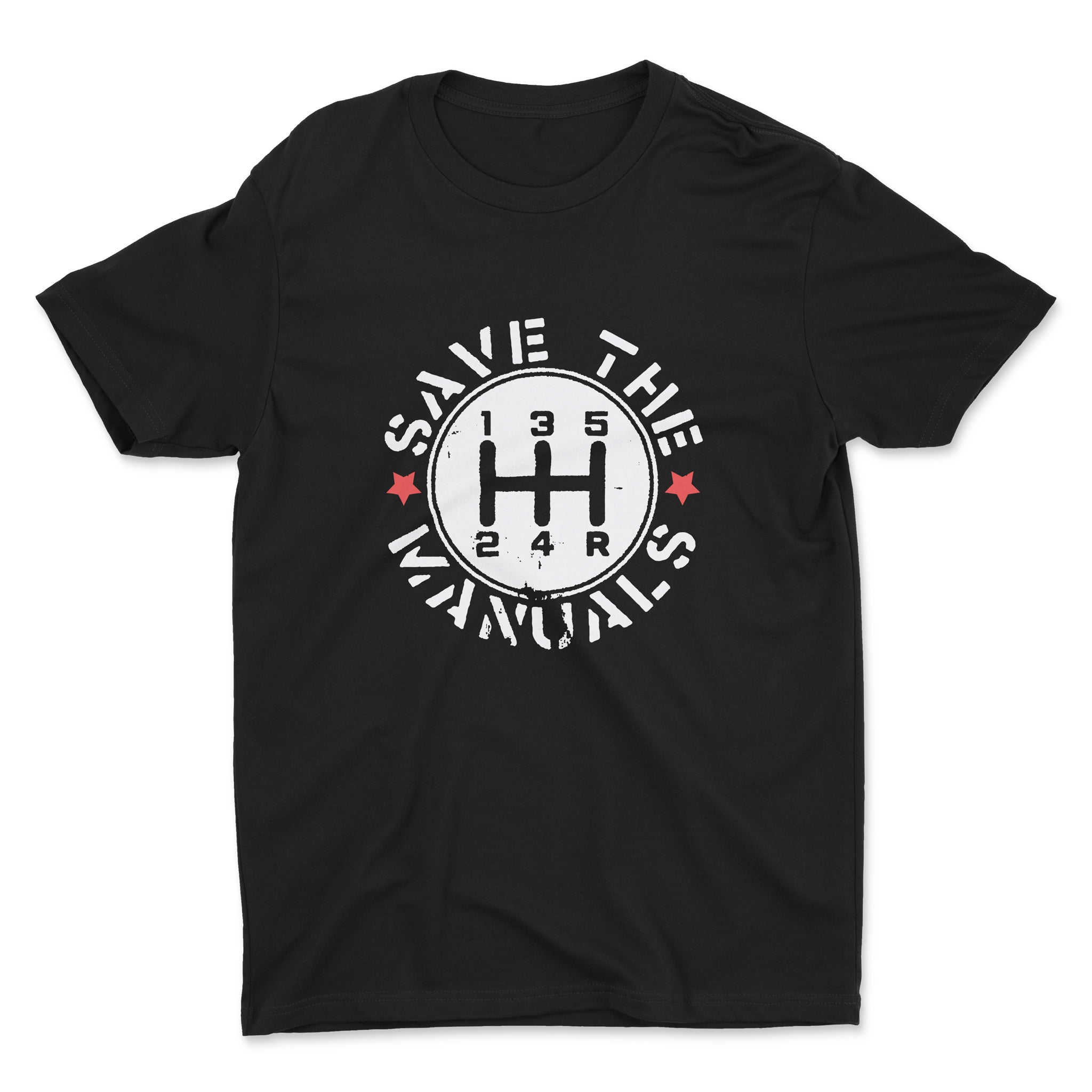 Save The Manuals T-Shirt Black