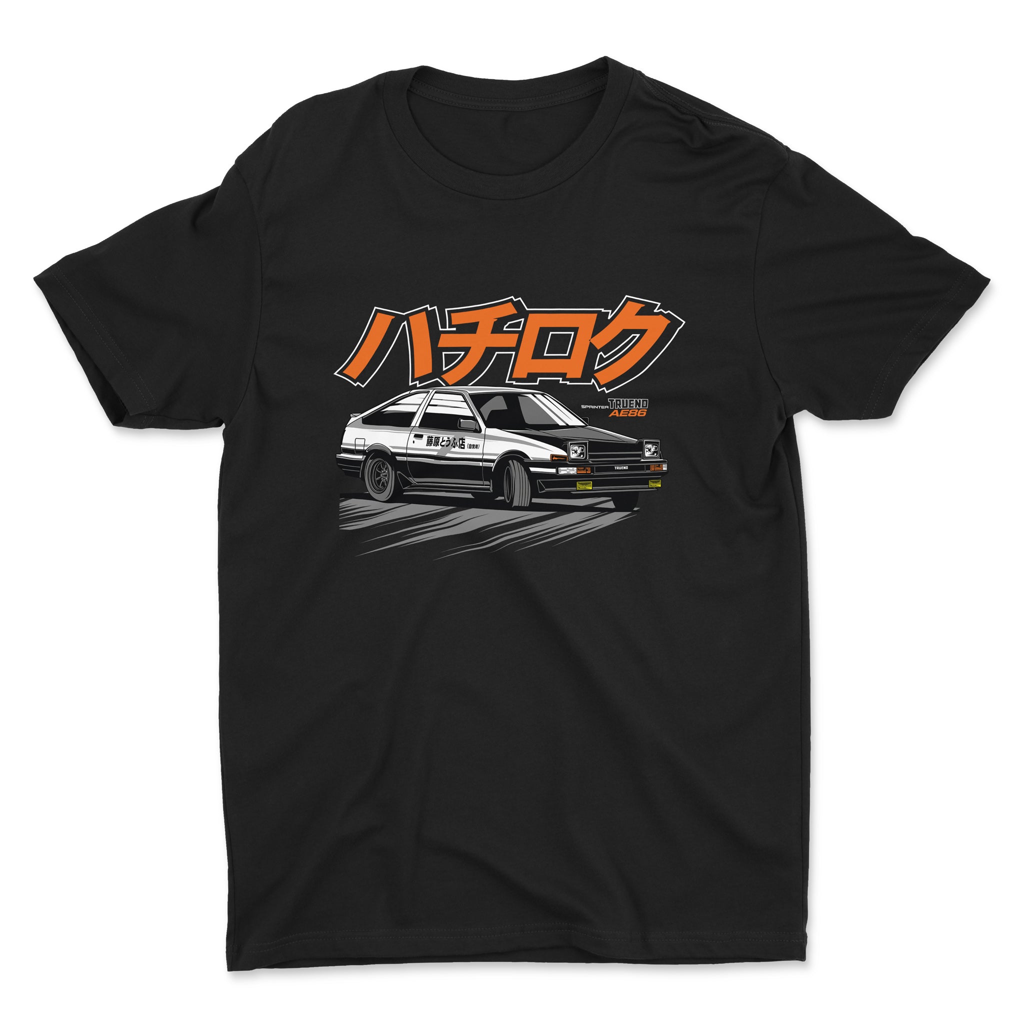 Toyota AE86 Trueno - Car T-Shirt - Black