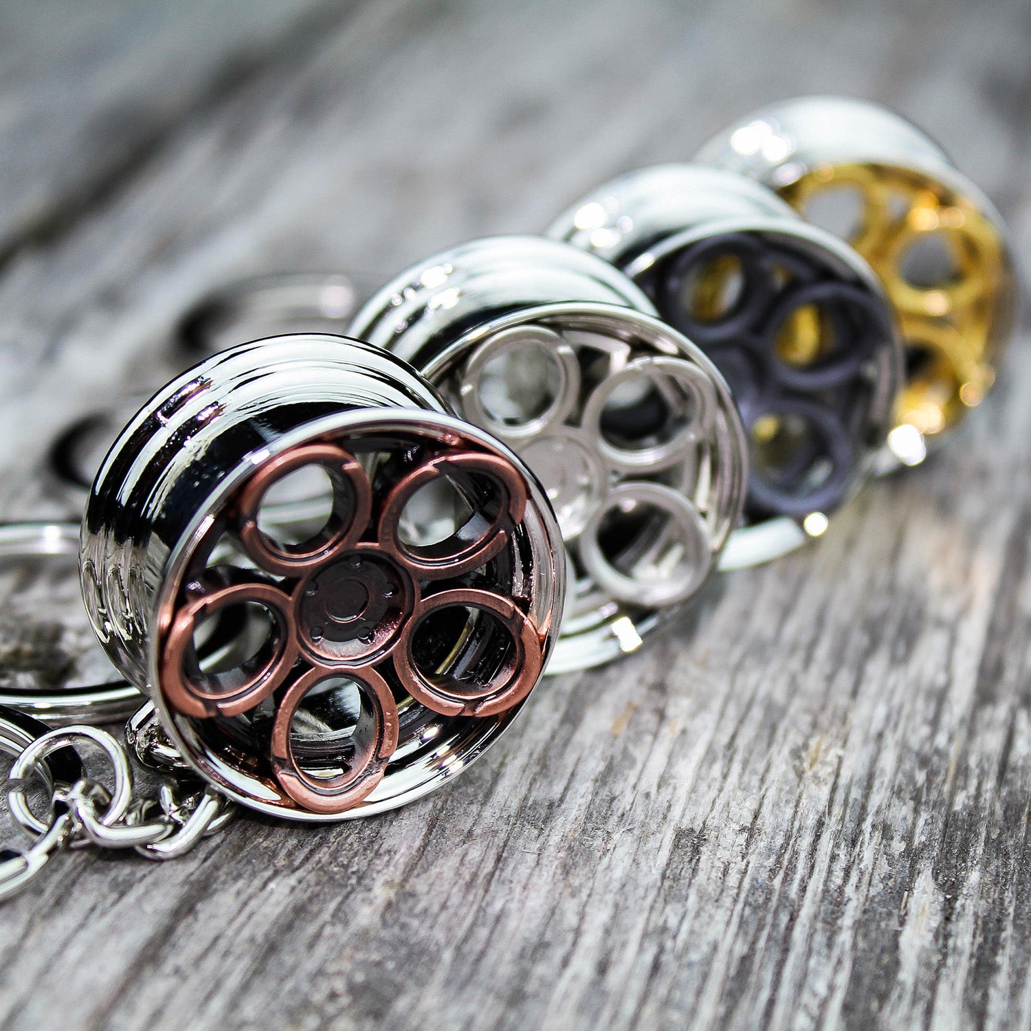 Car keychains collection.