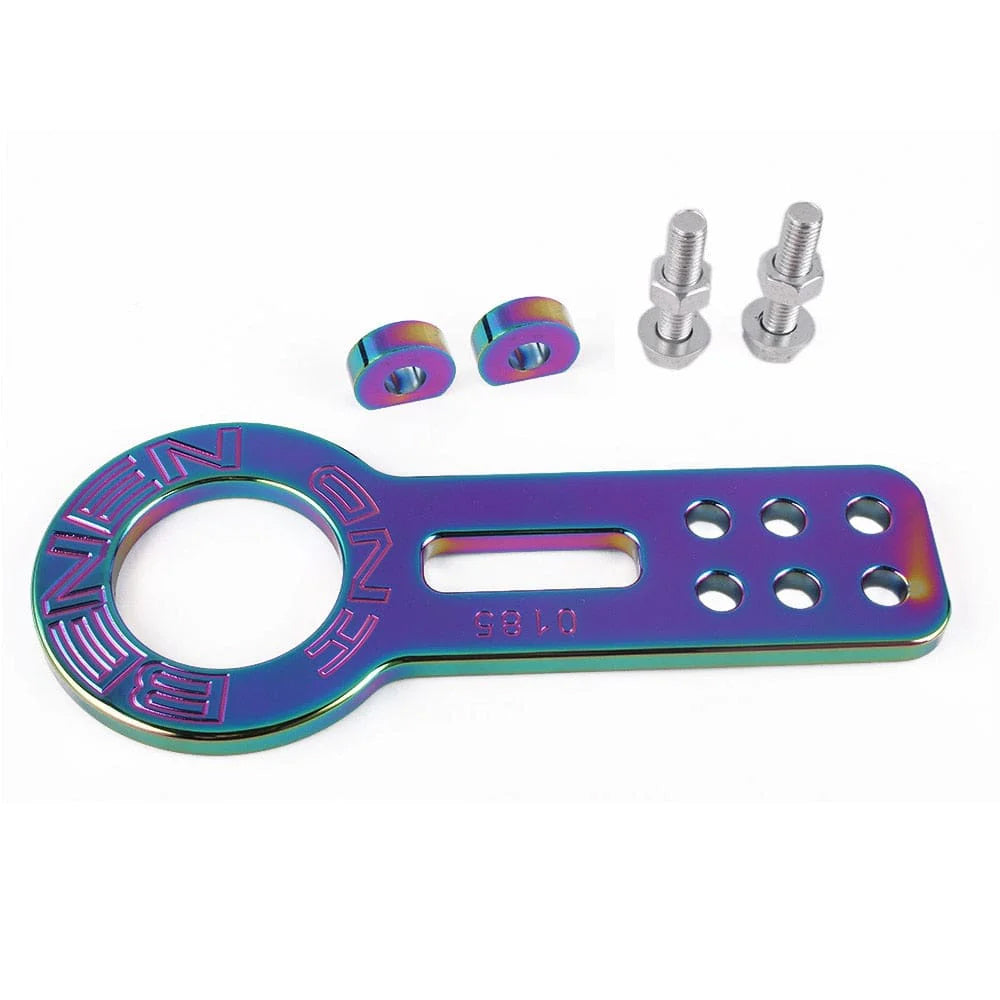 BENEN front tow hook in neochrome.