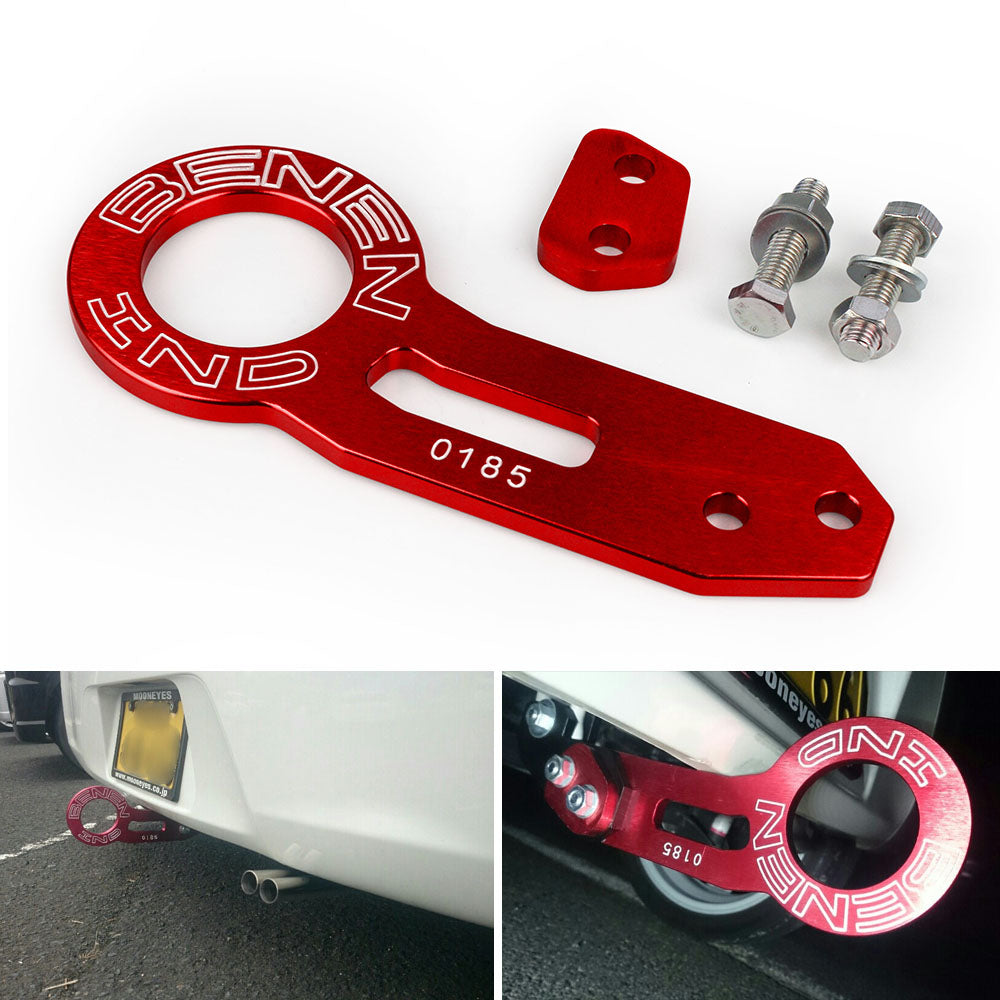 BENEN Rear Tow Hook in red.