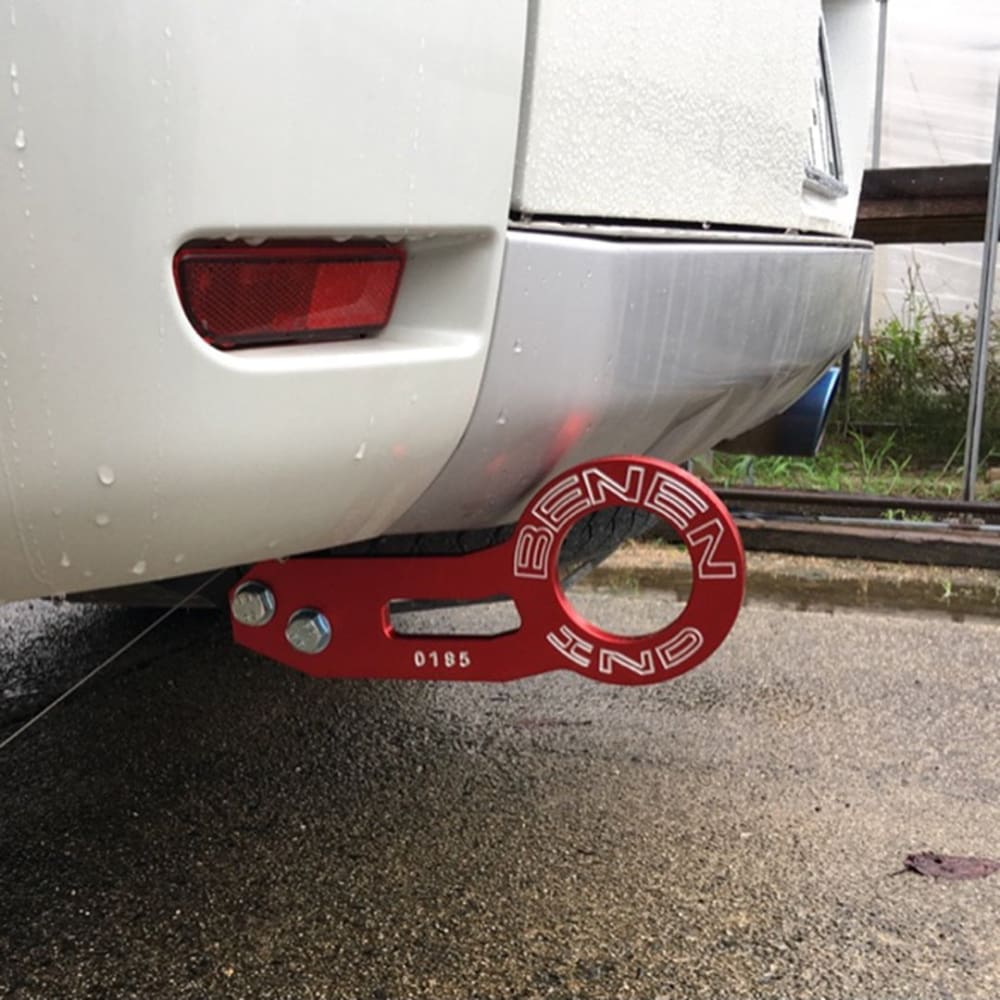 BENEN Rear Tow Hook in red.