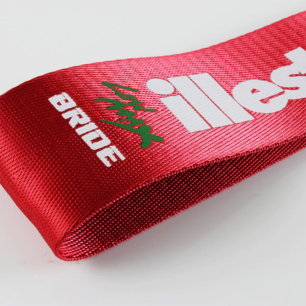 Bride illest tow strap in red.