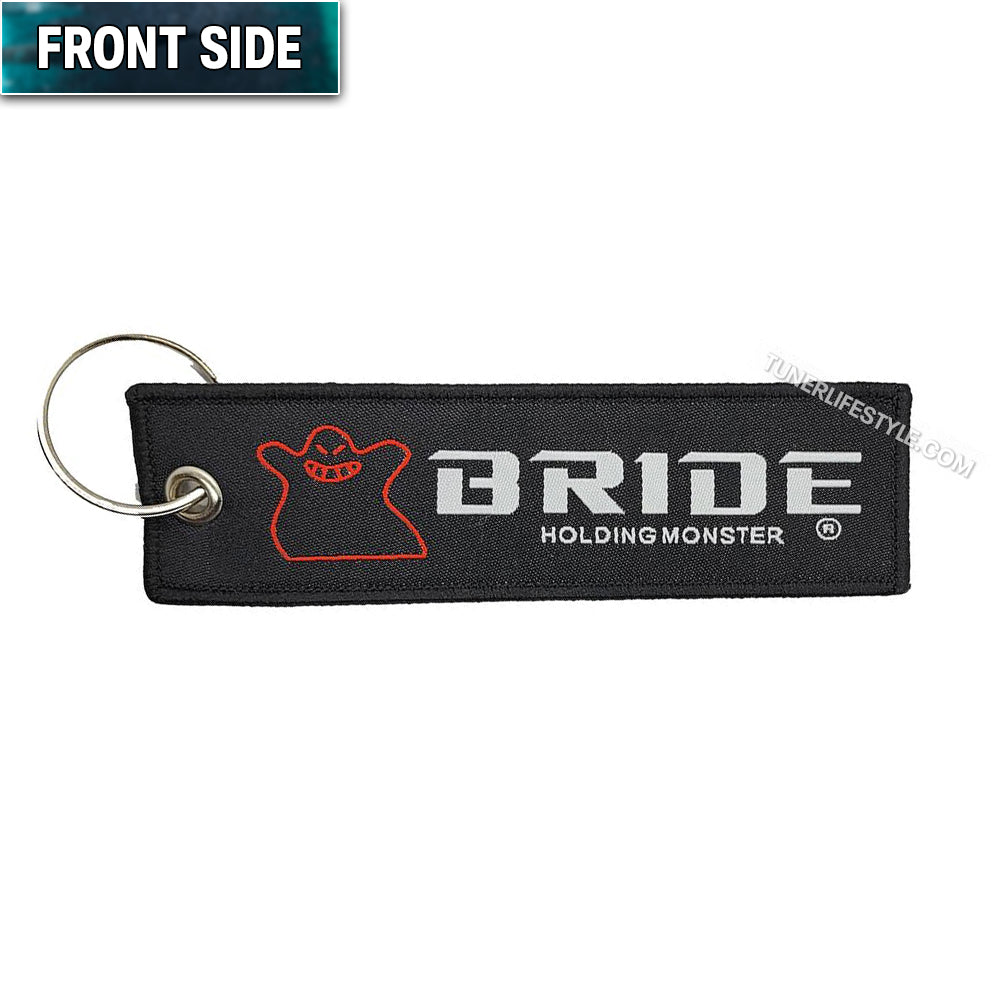 Bride Racing Black Jet Tag with keychain.