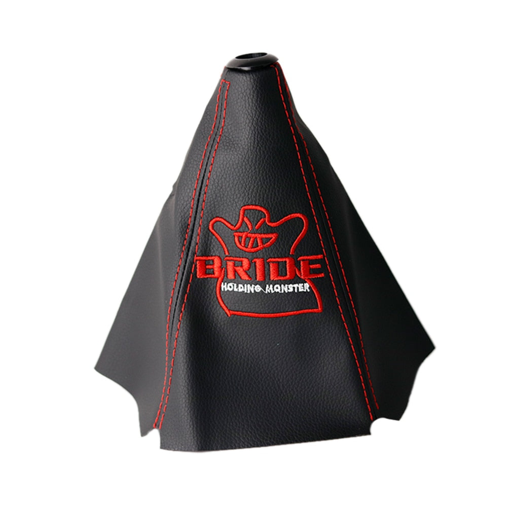 Bride racing ghost leather gear shift boot cover.