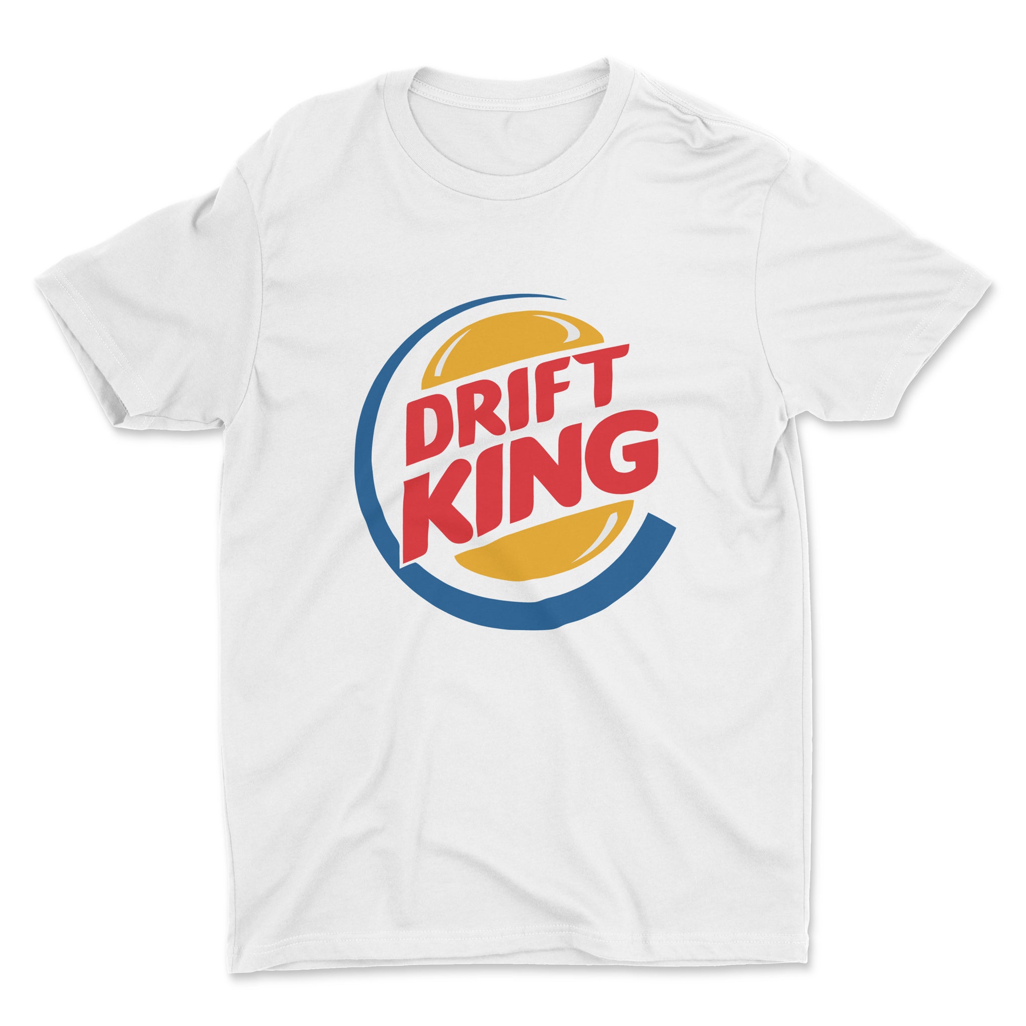 Drift King - Car T-Shirt - White