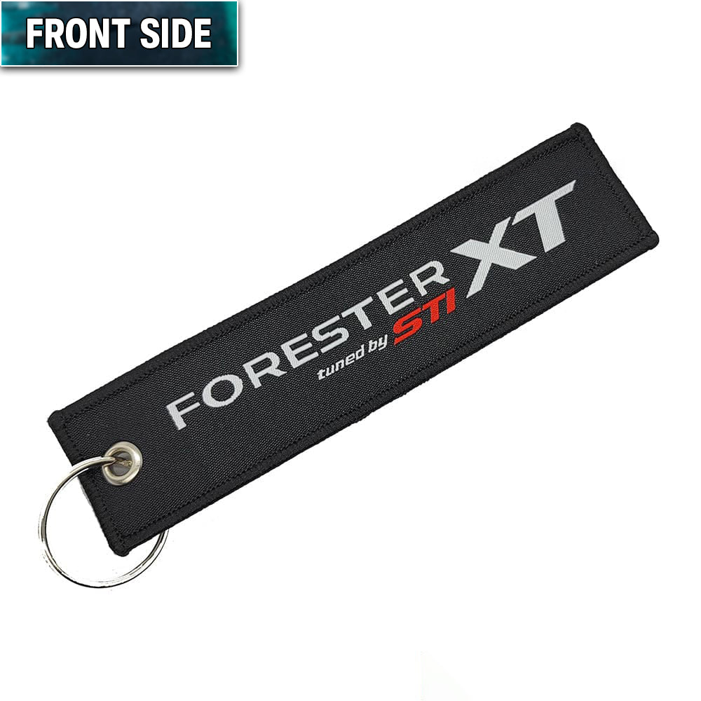 Forester XT Tuning Jet Tag with keychain.