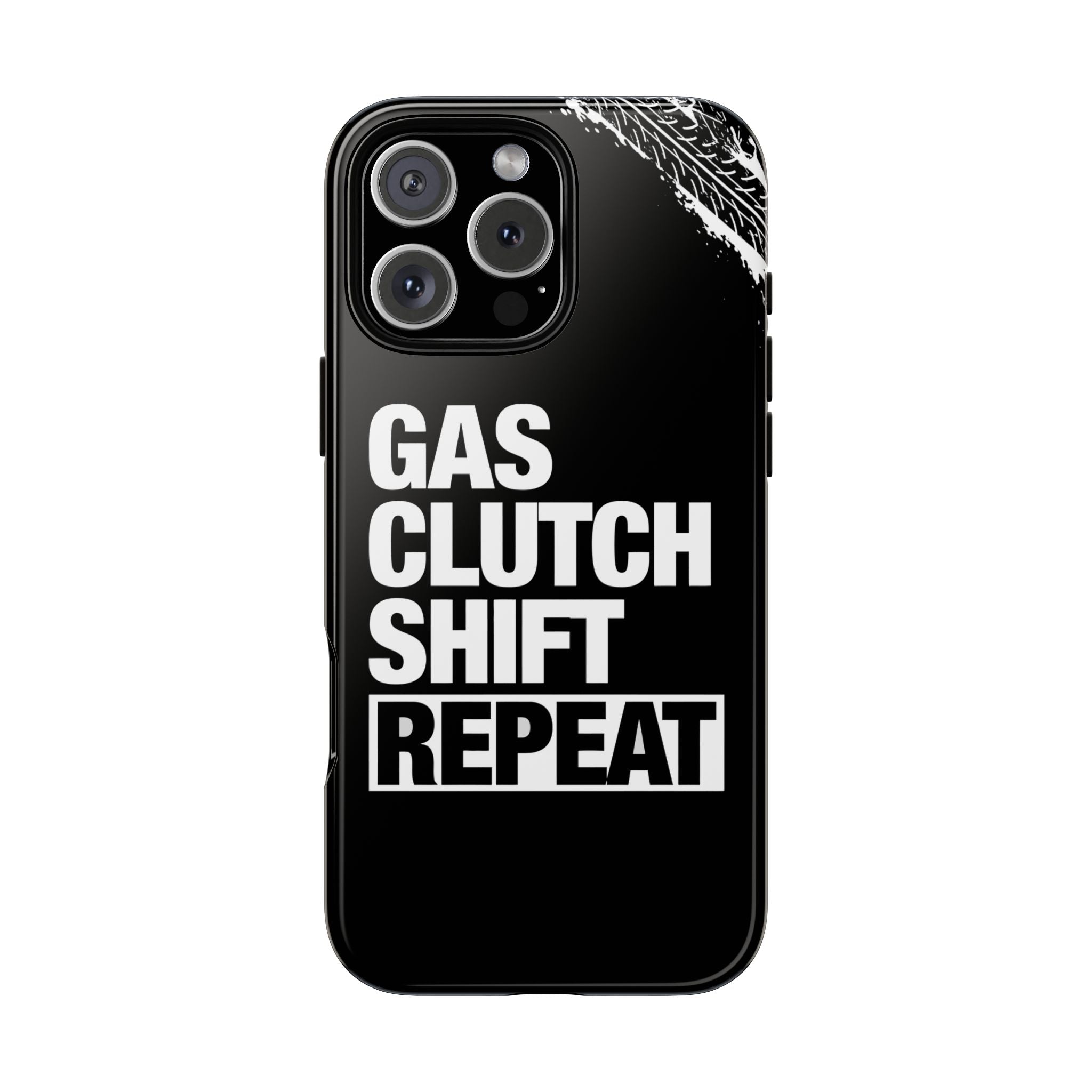 Gas Clutch Shift Repeat Phone Case for iPhone 16 Pro Max