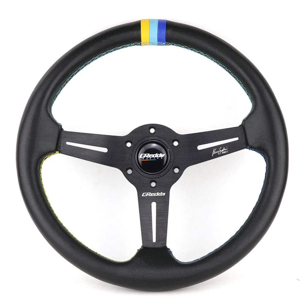 GReddy GPP Leather Steering Wheel 14 inch.
