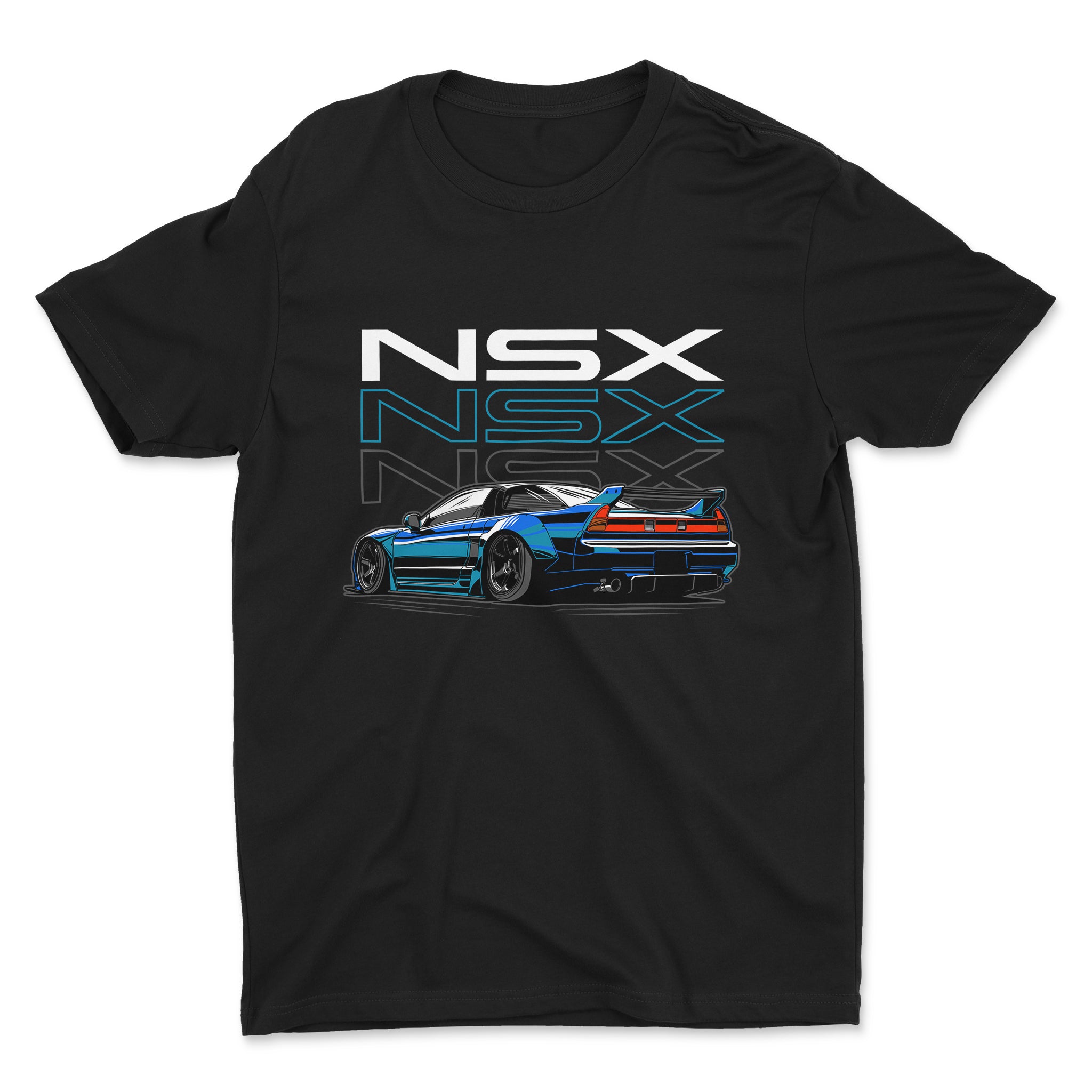Honda NSX JDM Car T-Shirt in Black.