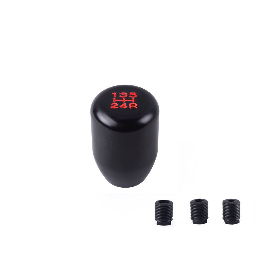 JDM 5 speed gear shift knob in black.