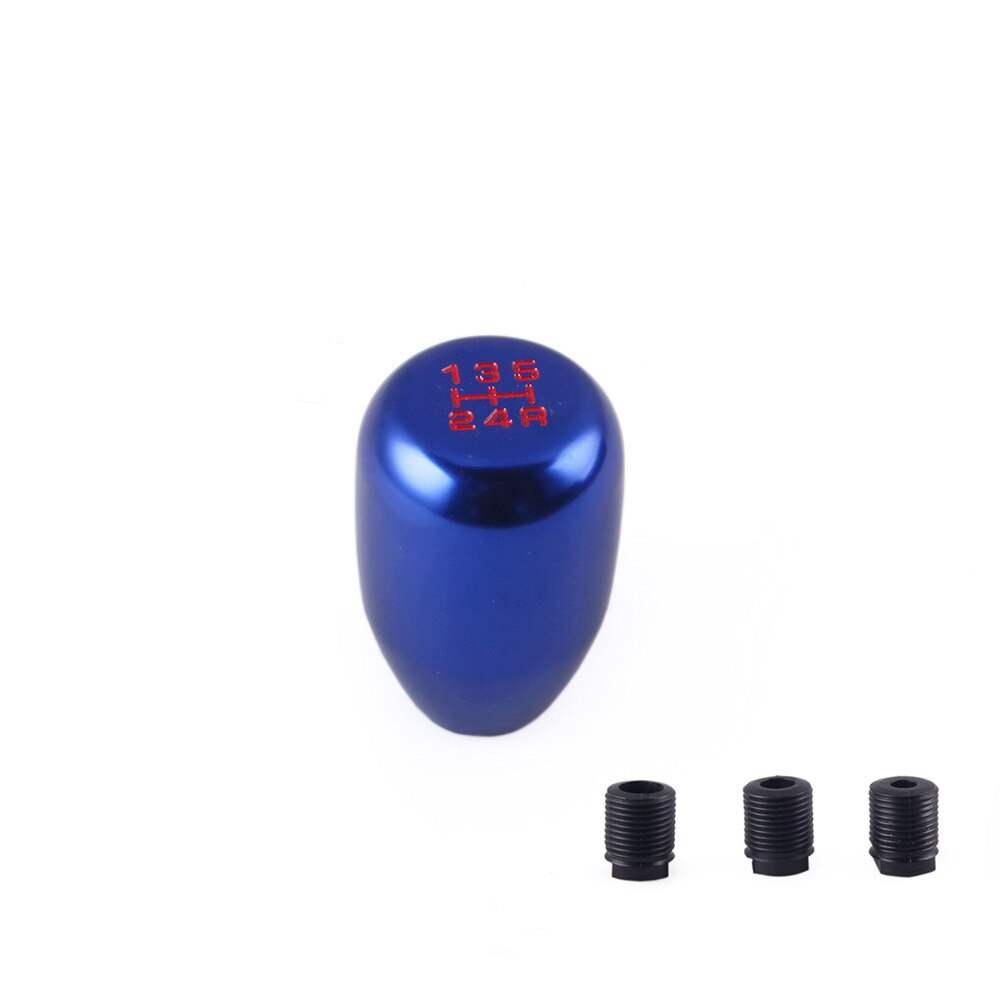 JDM 5 speed gear shift knob in blue.