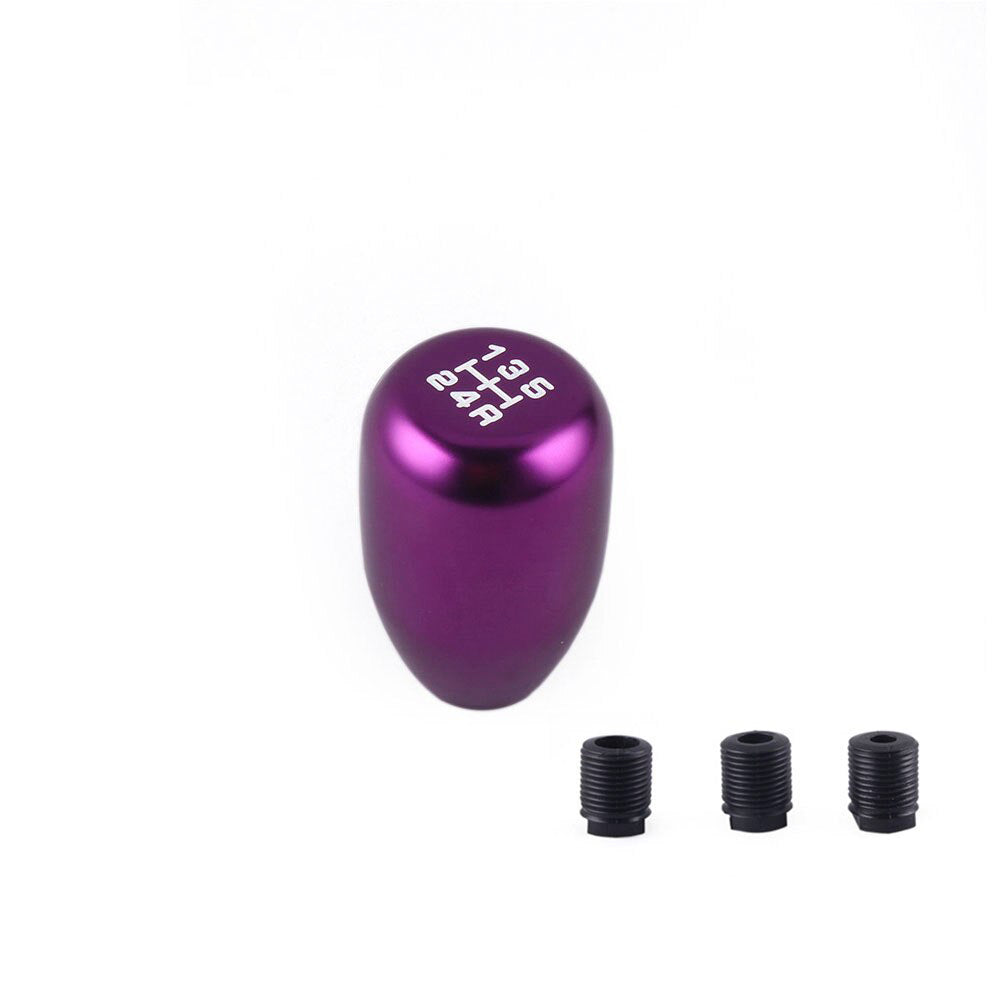 JDM 5 speed gear shift knob in purple.