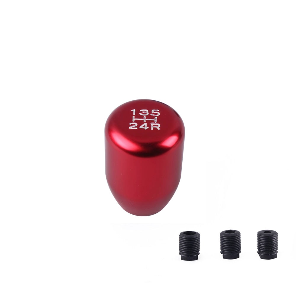 JDM 5 speed gear shift knob in red.