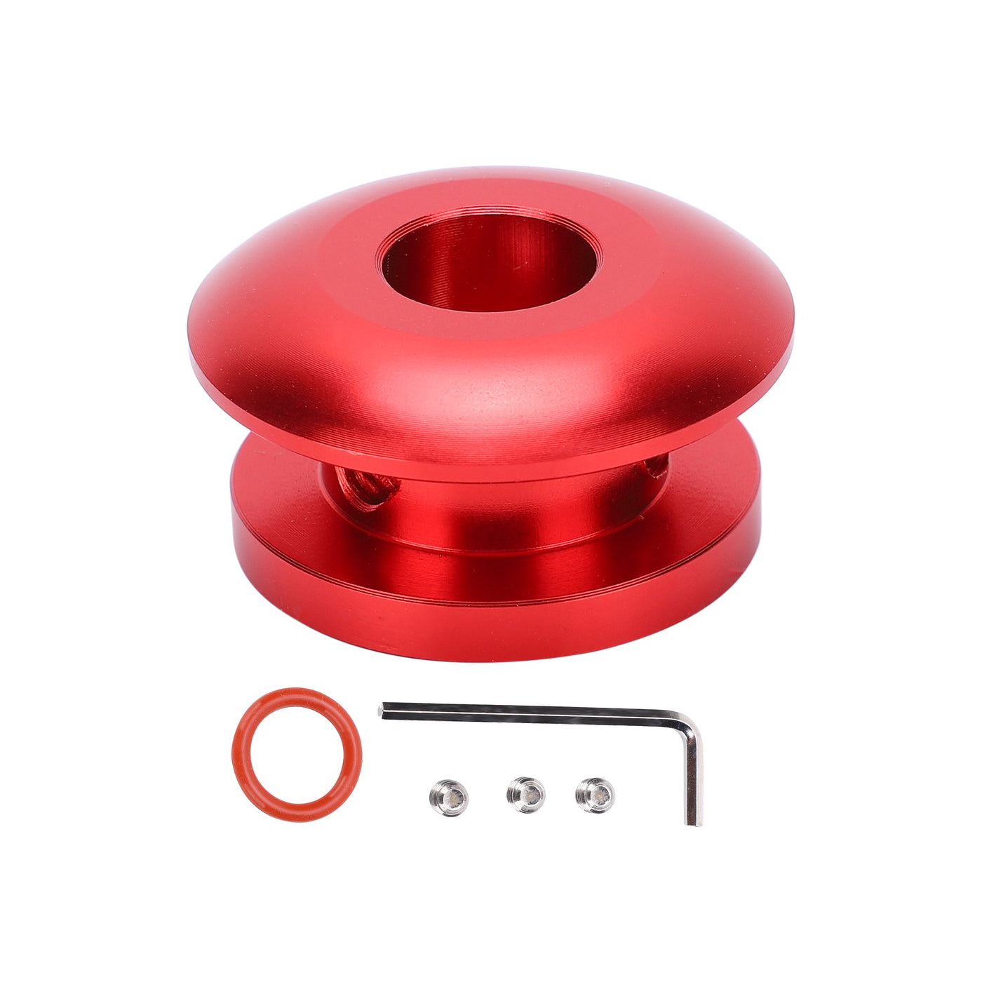 JDM racing shift boot retainer in red