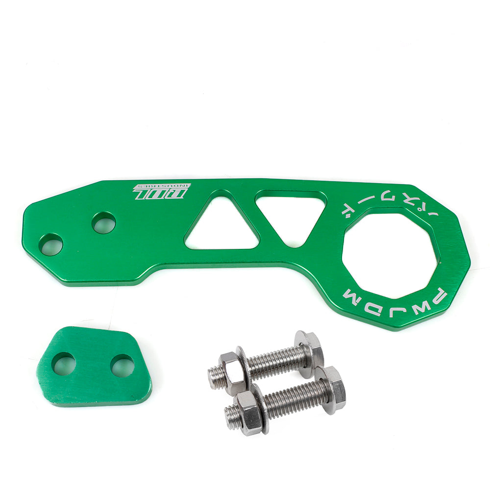 JDM rear tow hook in green. #color_green