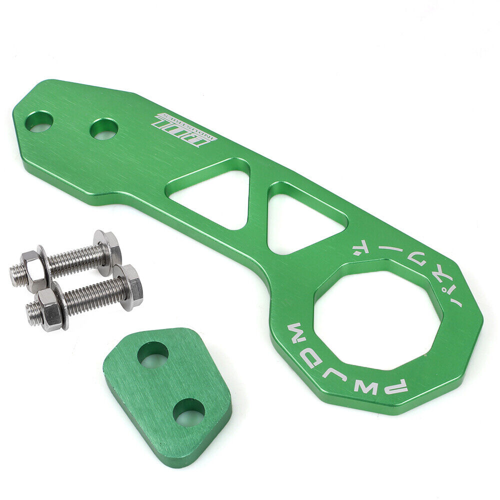 JDM rear tow hook in green. #color_green