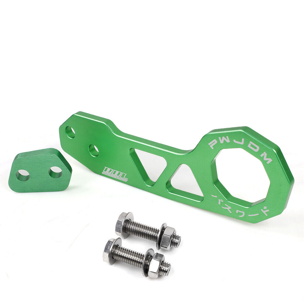 JDM rear tow hook in green. #color_green