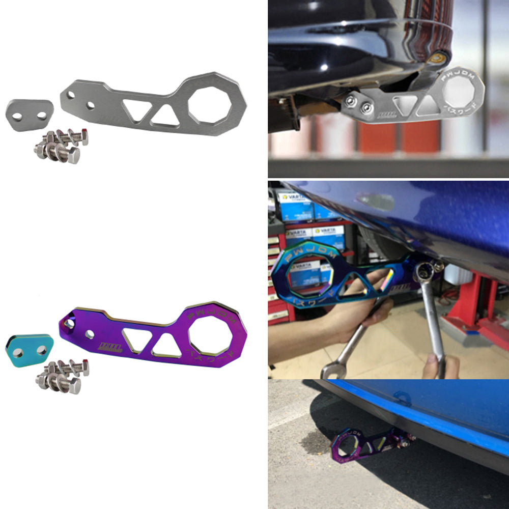 JDM Style Racing Car Rear Tow Hook Aluminum Alloy Rear Tow Hook  Blue/Red/Silver/Black/Gold/Purple
