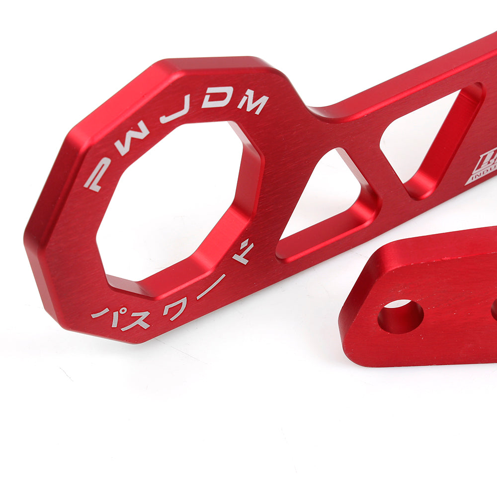 JDM rear tow hook in red. #color_red