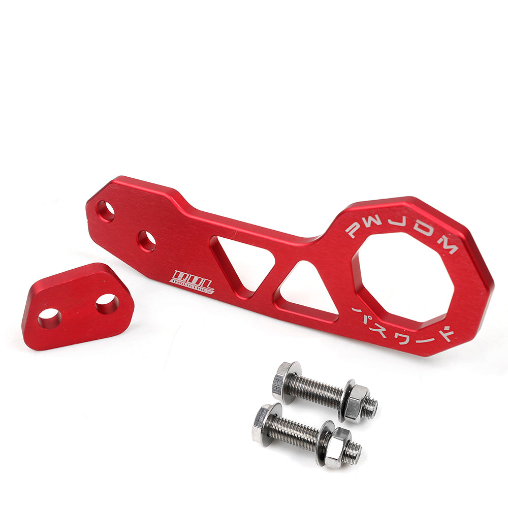 JDM rear tow hook in red. #color_red