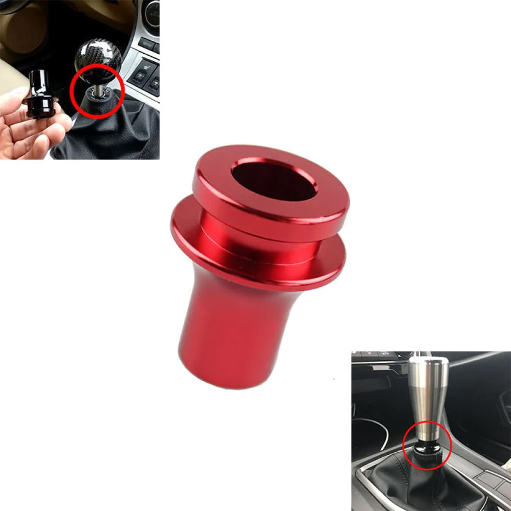 low profile JDM racing shift boto retainer in red.