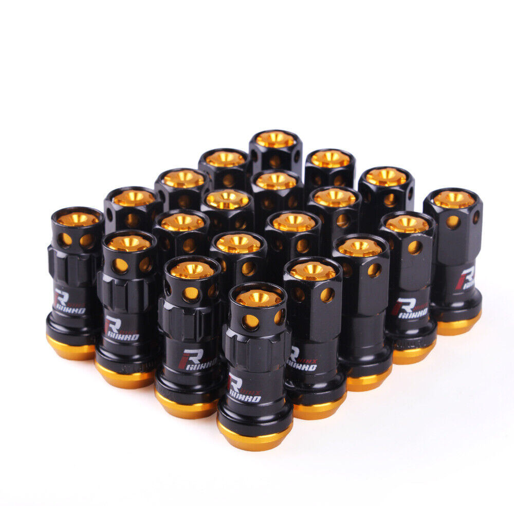 MaxGuard R40 Style Racing Lug Nuts in gold.