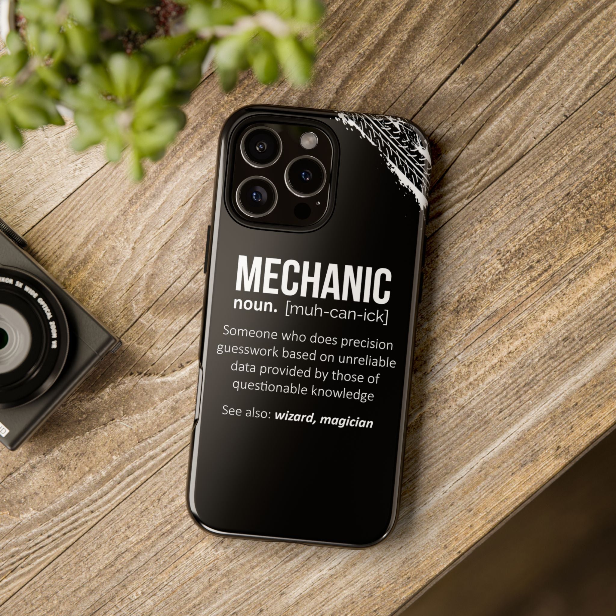 Mechanic Wizard Phone Case for iPhone 16 Pro Max