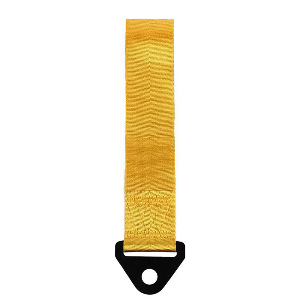 Mugen Power Tow Strap in gold.