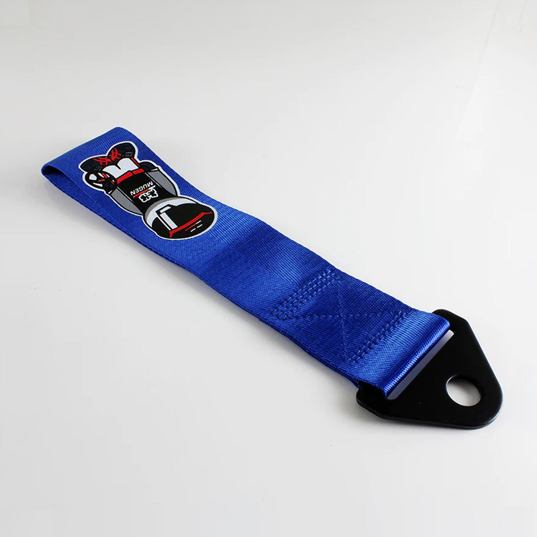 Mugen Power Tow Strap V2 in blue.