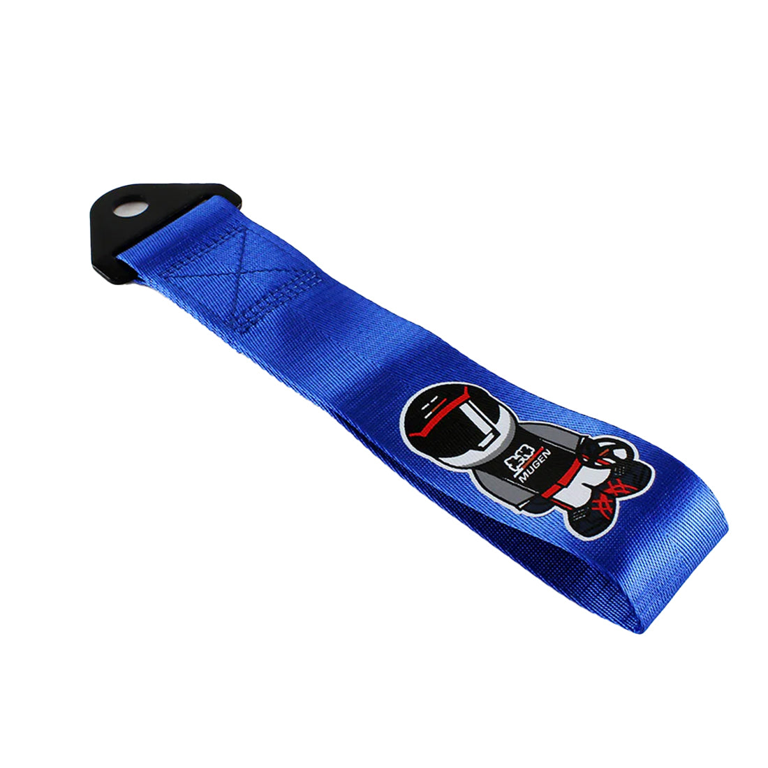 Mugen Power Tow Strap V2 in blue.