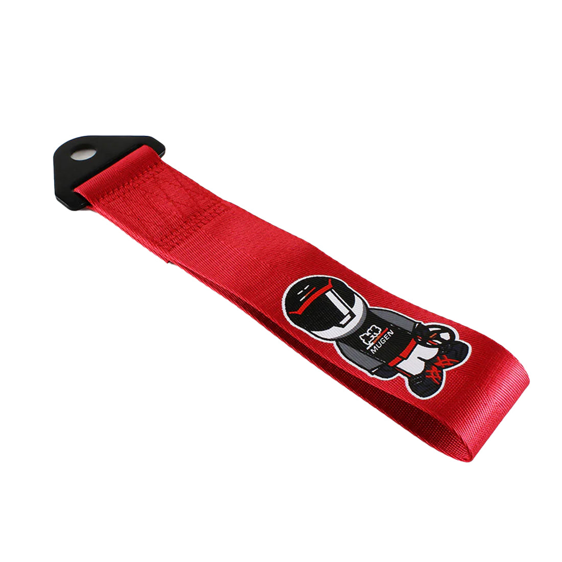Mugen Power Tow Strap V2 in red.