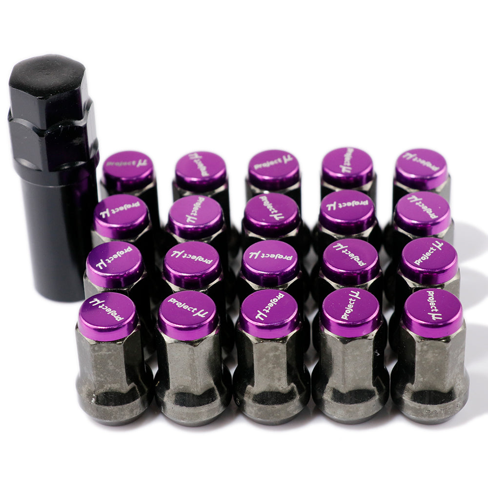 Project MU Racing Lug Nuts 33mm in purple. #color_purple