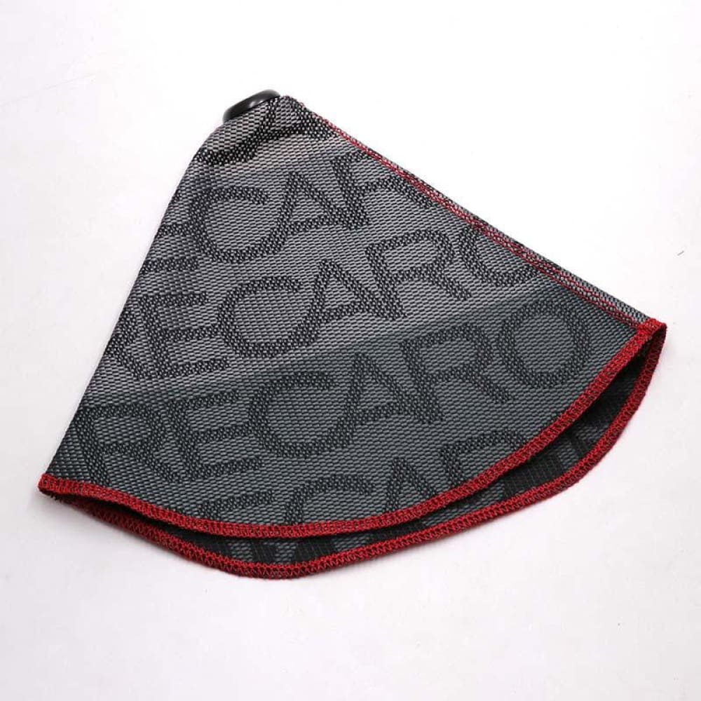 Recaro racing JDM gear shift boot cover in gray.